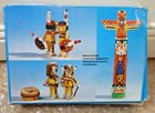 1979 Geobra Playmobil Color 3620 Indians With Totem Indians Totem Pole New