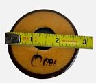 Wood Inlay Kaleidoscope Artisan Made Peach Reynolds 1983 Signed