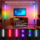 4 Pack Dj Tube Lights 4ft Battery Powered Light Bar 120cm Handheld Led Dj Lights
