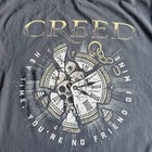 Creed Official Summer Of  99 Tour Hey Time T-shirt 2024 Mens Size Large