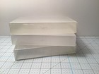 Lot Of 3 Stampin Up  Clear Storage Cases Large Full Wood Mount Stamp Box 