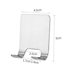 Stainless Steel Razor Holder Men Shaving Shaver Stand Shelf Shaving Storage Rack