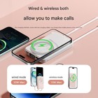 Wireless Power Bank 900000mah Backup Fast Portable Usb Charger External Battery