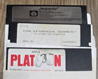 Vintage Apple Ii 5 25 Floppy Disk Lot  games  W  Allsop Storage Case