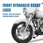 16  Bar Brake Line Oil Hose For Harley Road King Electra Glide 1996-2013 No Abs