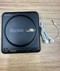 Vintage 1980 Sony D-12 Discman Cd Compact Disc Music Player Black-tested Vg