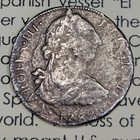 1782 Mexico Silver 8 Reales El Cazador Shipwreck Coa Silver Treasure  j346