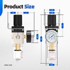 Air Pressure Regulator 1 4 Inch Air Compressor Water Separator With Pressure    