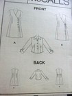   Mccalls  8943   Cut To Sz 12  Jumper   Blouse Sewing Pattern  Lida Baday 