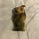 2 Vintage Miniature Owl Figurines