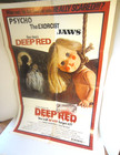 Vintage Deep Red 1975 One-sheet Rare Movie Poster Horror 41  X 26   pa 