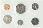 1968 Canada Dollar Mint State 6 Coins Set Uncirculated Elizabeth Ii Sealed Bag