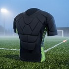 Goalkeeper Shirt With Padding Safeguarding Sportswear Crew Neck For Hockey