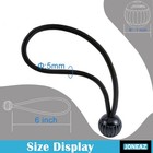 6 Inch Bungee Cords With Balls - 50 Pieces Heavy Duty Ball End Bungie Straps