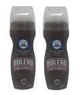 2 Pk Bolero Liquid Shoe Polish Shine Protect Waterproof 60ml Color Renewal