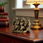 Three Wise Monkeys Figurine  Hear No Evil  See No Evil  Speak No Evil Sta