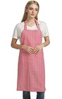 Vintage Gingham Kitchen Aprons Chef Bib Canvas Aprons Christmas Holiday Red
