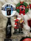 Lot Of  11 Vintage  Coca-cola Christmas Magnets Refrigerator Holiday Bear Santa