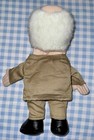 Silly Puppets Old Man In Khaki Suit Red Tie Full Body 15  Excellent Condition