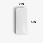 Magnetic Dry Erase Board Felt Eraser  2 x5 x1   White  Lightweight Modern Design