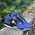 Fv5029-500 Aj 4 Retro Lakers Men s Shoe Sizes 4-14