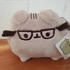 Pusheen Cat Plush With Glasses Keychain Clip On New With Tags Gund Cat 