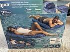 New 2 Pack Aqua Luxury Pool Lounger   Tanner  Pool Float Free Us Shipping
