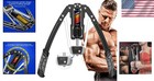 Hydraulic Adjustable Arm Exerciser  22-440lbs Strength Trainer With Lcd Display