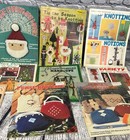 Vintage Macrame Pattern Books Handbags Plant Hangers Christmas Lot Of 10