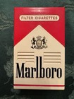 Vintage 1970s Marlboro Flip Top Pack Pocket Am Radio Untested Made In Hong Kong
