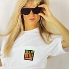 Old Style Light Beer Poster Vintage 1990s    Sunglasses Sexy Girl Man Cave Decor