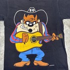 Vintage Looney Tunes Shirt Adult Large Taz Garth Brooks Country Music 90s Usa