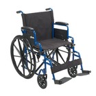 Drive Medical Bls18fbd-sf Blue Streak 18 In Seat Wheelchair Desk Arms Swing-away