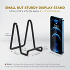 Plate Holder Easel Display Stand - 4 5 Inch Metal Plate Stands For Display - Tab