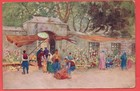 Uk Gb 1c Levant Solo On Post Card British Po  Constantinople Turkey To Usa 1915