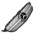 Front Grill W emblem For 2015-2018 Mercedes Benz W205 C350 C250 C300 C200 Grille