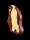 Handcrafted Wooden Penguin Puzzle Trinket Box     20 X 10 X 6 5 Cm     Vietnam