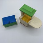 Vintage Little Tikes Dollhouse Furniture Kitchen Island Stove Sink   Toy Box
