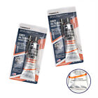 2pcs 85g Rtv Grey Silicone Gasket Makers High-temp Oil Water Resistance Sealant