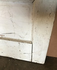 Antique Vtg Shabby 32x79 Solid Wood 4 Lite Glass Entry Door Old Chic 468-25b