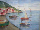 European Art Antique Oil Painting Fauvist Seascape Signed