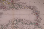 Rare Antique 1829 Map   The West Indies By Samuel Butler   Sidney Hall 8x10