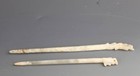 Chinese White Jade Netsuke Hairpins Antique Hand-carved Period Item