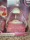 Fisher Price Loving Family Dollhouse Kids Bedroom Canopy Girls Bed 2005 New Nip