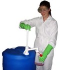 Ezi-action 25 5 Drum Pump With C69 Fitting - Fda Food Grade - White