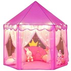 Pink Princess Tent For Girls - Indoor Castle Play - Pink