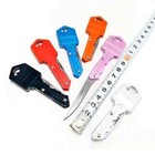 Portable Outdoor Survival Pocket Folding Key Shape Mini Keychain Knife Camping