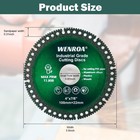 Wenora 5 Pcs Indestructible Disc For Grinder  Cutting Discs 4 1 2  7 8     