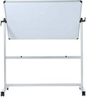 Viz-pro Mobile Whiteboard  60 X 36 Inches  Double-sided Magnetic Aluminium Frame