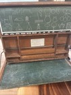 Chautauqua Industrial Art Desk     Antique Home Education Desk  Complete Original